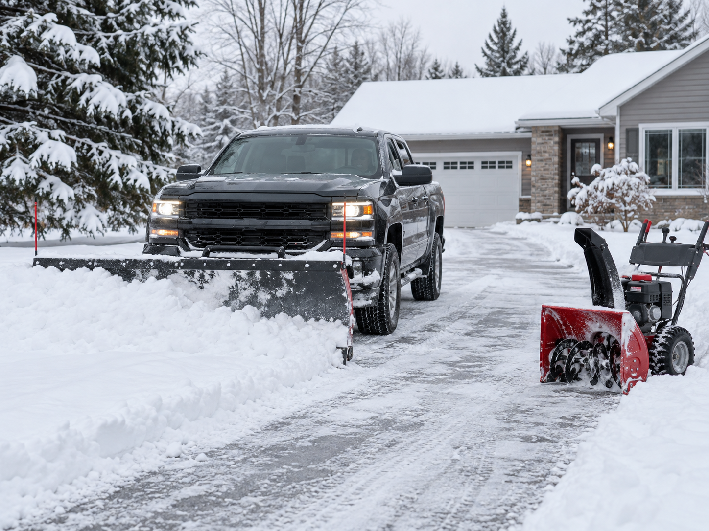 Snow Blowing & Plowing service